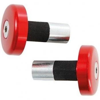 Casquette plate LSL – embout de guidon aluminium rouge, 14 mm