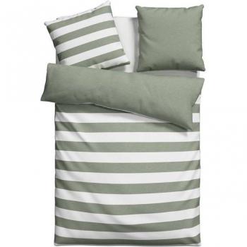 Big Stripe Renforcé Wendebettwäsche – 80 × 80 cm, Bio-Baumwolle