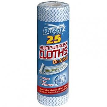 Duzzit Multi-Purpose Cleaning Cloth Roll 25 Pack