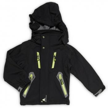 Giacca softshell Peak Mountain Ecilo Noir per bambini 4 anni