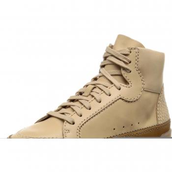 Clarks Hidi Haze, Scarpe da Ginnastica Alte Donna, Beige (Nude Leather), 42 EU