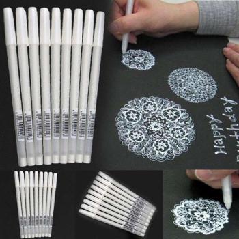 White Ink Drawing Pen 0.8mm