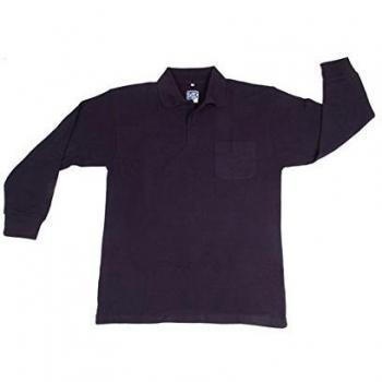 Polo marino de manga larga con bolsillo T-XXL