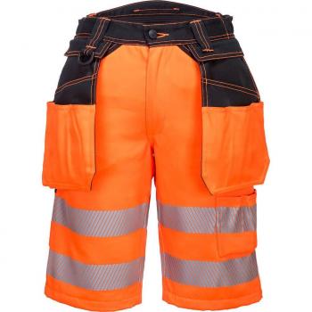 Haute Visibilité Bermuda PW3 Portwest Noir et Orange Taille 30