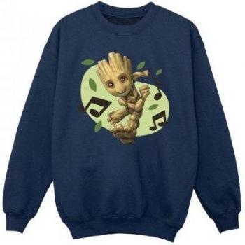 Weißes Sweatshirt mit Groot und Musiknoten für Mädchen 5-6 Jahre