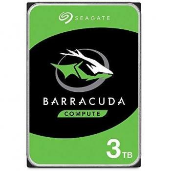 Seagate Barracuda Disque Dur Interne 3 To, SATA III, 7200 tr/min, Mémoire Cache 64Mo (ST3000DM008)