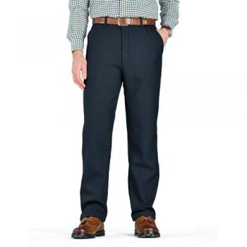 Formal Fleece-Lined Trouser with Stretchy Waist for Men