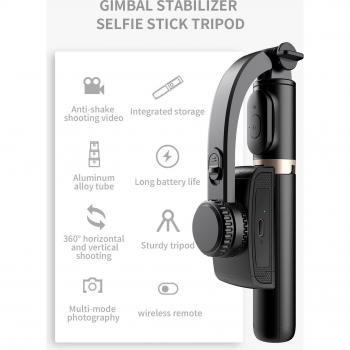 Bluetooth Gimbal Stabilizer für Vlogging und Live-Streaming