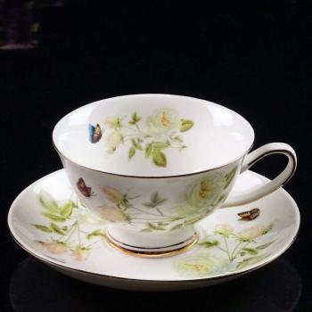 European Style Ceramic Water Cup Pair