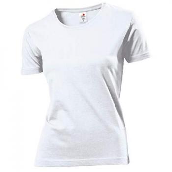 Stedman Damen T-Shirt Comfort-T Crew Neck Weiß Baumwolle X-Large
