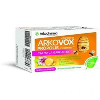 Arkovox Própolis + Vitamina C Frambuesa 24 comprimidos