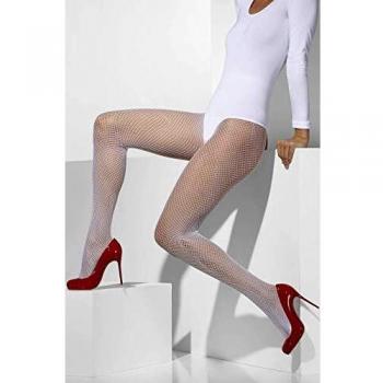 Medias de Rejilla Blancas para Disfraz