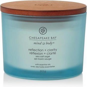 Candele In Vetro 3 Stoppini Reflection & Clarity (Sea Salt Sage) 312 gr