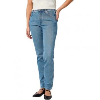 Wrangler Damen Jeans Hellblau W25 L32, schmal geschnitten