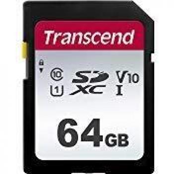 Transcend Carte Mémoire SDXC 300S 64 Go
