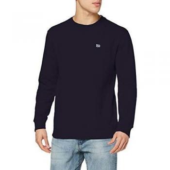 Lee Sudadera Plain Crew Negro Hombre Adulto