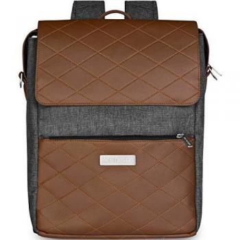 ABC Design Urban Wickel‑Tasche mit Deckelfach – Asphalt Diamond