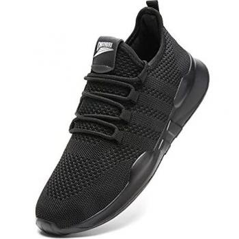 Lightweight StreetRunner Men’s Trainers – Black, 10