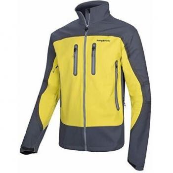 Apfelgrüne Trangoworld Raga TW86 Herrenweste Anthrazit, Langarm, L