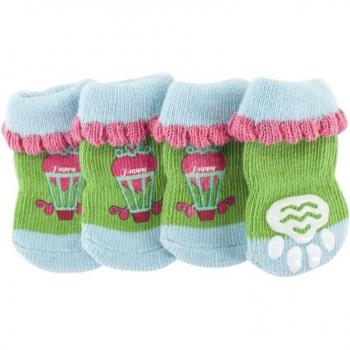 4pc Anti-slip Cotton Socks for Indoor Pets