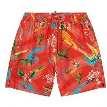 Shorts de playa Superdry con diseño tropical