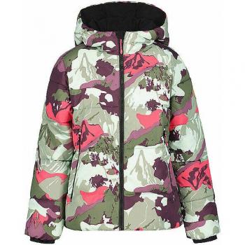 Giacca Icepeak per Bambine Stampa Kirn Verde 164