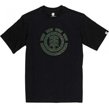 Element T-Shirt Homme Léopard Icon Fill (Flint Noir), Taille:XL