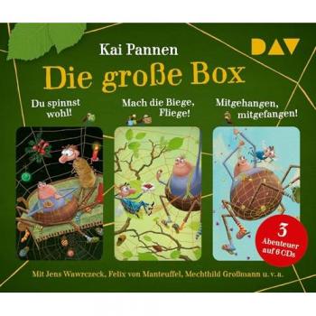 Der Audio Verlag Die große Box. Du spinnst wohl! – Mach die Biege, Fliege! – Mitgehangen, mitgefangen!