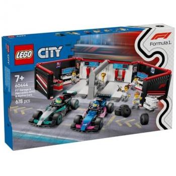 City F1 Garage mit Mercedes-AMG & Alpine Rennautos (60444)