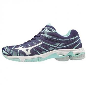 Mizuno Damen Wave Voltage Volleyballschuhe, Violett (AstralAura/White/BlueLight)