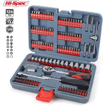 Hi-Spec 126pc Auto and Motorcycle Tool Set