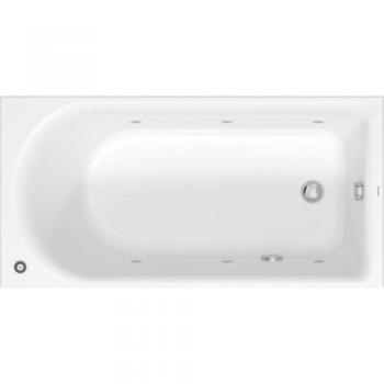Baignoire Rectangulaire D-Neo avec Balnéo, Duravit