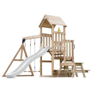 Aire de jeux AXI Mette avec toboggan et table de pique-nique