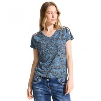 Cecil Burn Out Print T-Shirt