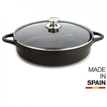 Casseruola Valira in Nero 20 cm con Tappo