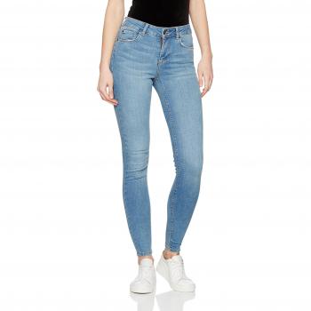 VERO MODA VMLUX NW SUPER SLIM JEANS BA957 NS, Pantalón Mujer, Azul