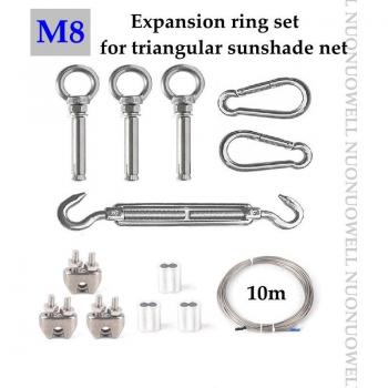 ShadeLock Pro M6 M8 Metal Triangle & Quadrangle Fixers