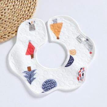 Toalla de Saliva Floral para Bebés