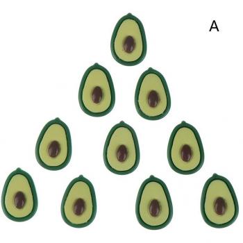 Avocado Slice Charms for Resin