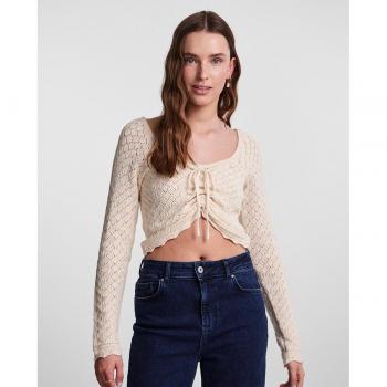 Top de punto para mujer con diseño calado Pieces