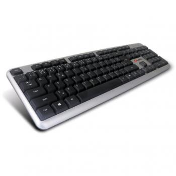 C-TECH klávesnice CZ/SK KB-102 USB slim silver KB-102-U-SL