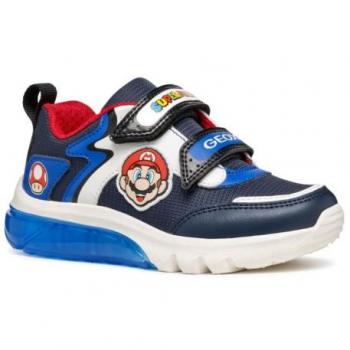 Baskets basses enfant Geox J CIBERDRON BOY Bleu 26