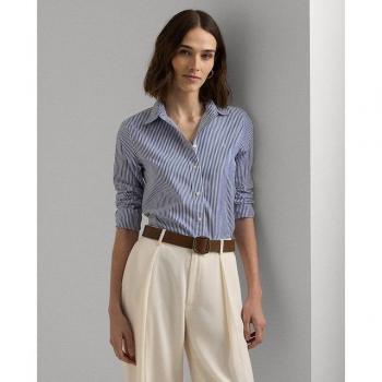 Lauren Chemise en Coton Mélangé Rayée Jamelko