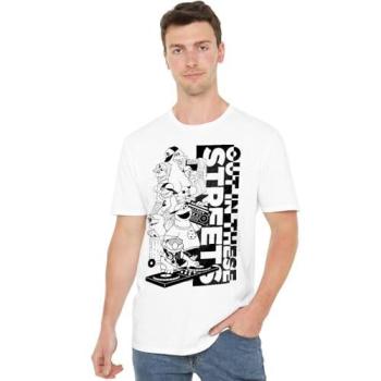 Sesame Street Out In These Streets – White – 4XL T-Shirt