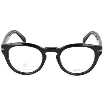 DB 7114 807 Óculos de Grau Preto para Homens David Beckham