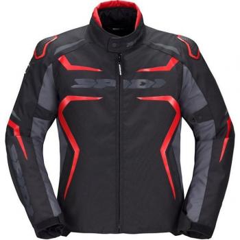 Giacca in Tessuto Spidi Race-Evo H2Out Nero Rosso 5XL