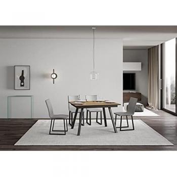 Tavolo Mirhi 90x120 + 60 Antracite