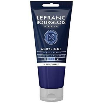 Peinture Acrylique Lefranc Bourgeois 80ml Bleu Pourpre