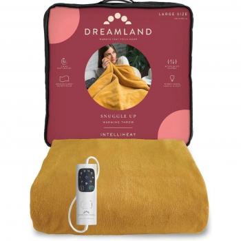 Snuggle Up Velvet Warming Throw Mustard