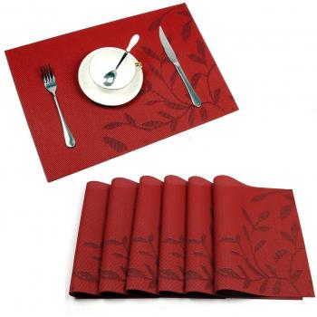 U'Artlines Heat Resistant Table Mats Set of 6